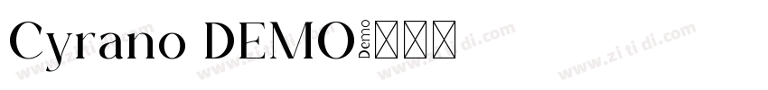 Cyrano DEMO字体转换